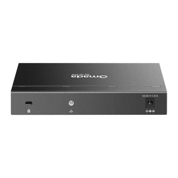 TP-Link OMADA switch SG2206MP (5xGbE, 1xSFP, 4xPoE+, 63W, fanless)1