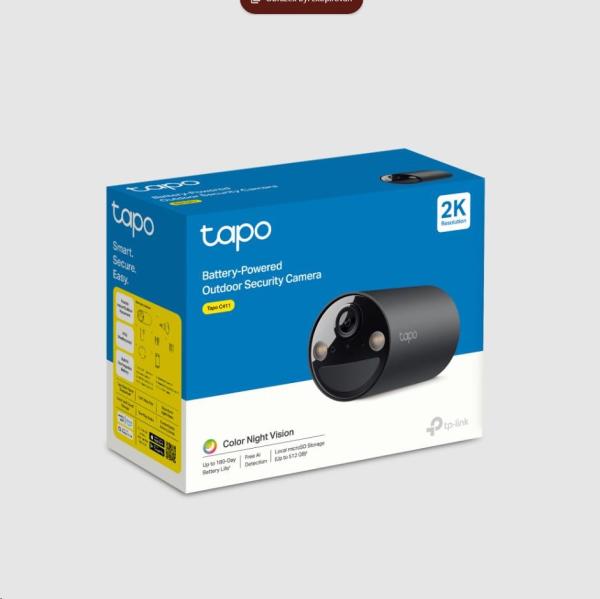 TP-Link Tapo C411 venkovní kamera (3MP,  2K QHD,  1296p,  IR 9m,  WiFi,  micro SD card,  IP65)4