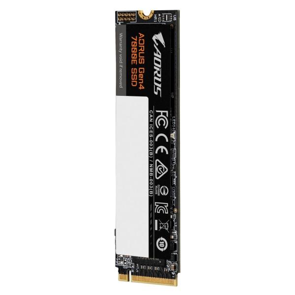 GIGABYTE SSD 1TB AORUS Gen4 7000E,  PCIe Gen4x4,  M.2 2280,  (R:7100/  W:6100MB/ s)3