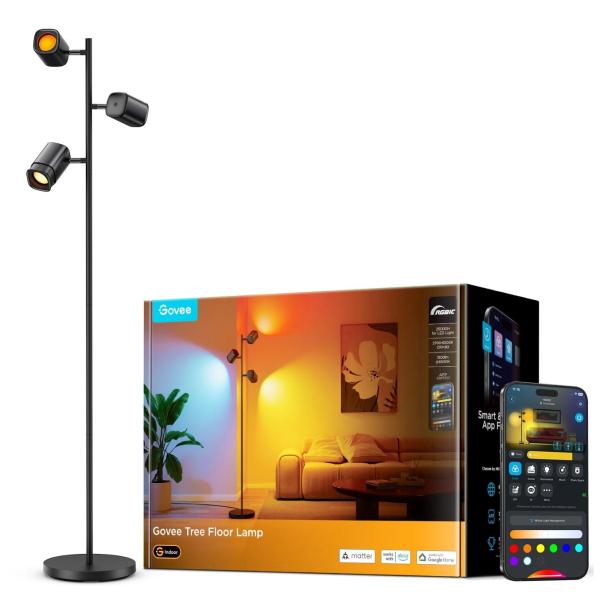 Govee Tree Lamp RGBICWW stojací lampa Matter