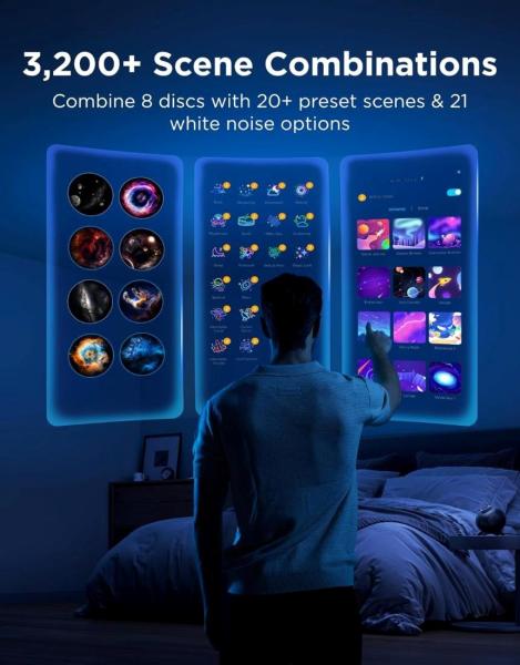 Govee Galaxy Light Projector 2 Pro Matter s reproduktorem6