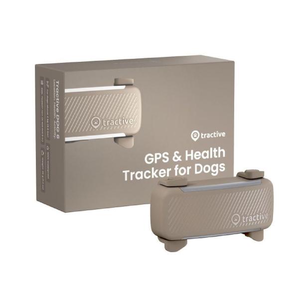 Tractive DOG 6 – GPS lokátor pro psy a monitor zdraví,  hnědý