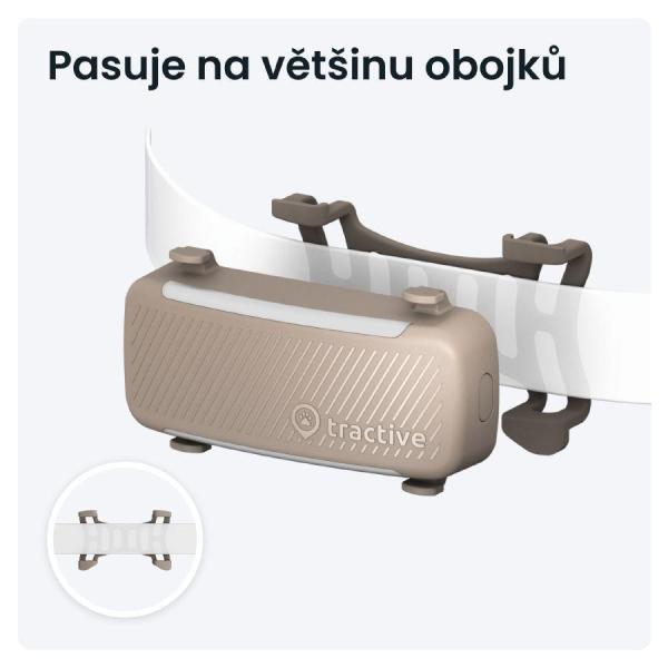 Tractive DOG 6 – GPS lokátor pro psy a monitor zdraví,  hnědý7