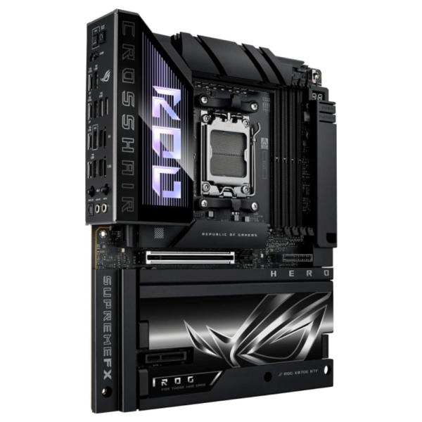 ASUS MB Sc AM5 ROG CROSSHAIR X870E HERO BTF,  4xDDR5,  WIFI,  1xHDMI,  2xThunderbolt,  ATX1