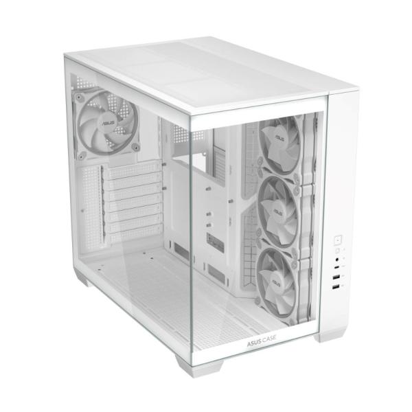 ASUS Case A32 PLUS TG ARGB,  ATX,  Průhledná bočnice,  4x 120mm ARGB Fan,  Bílá2