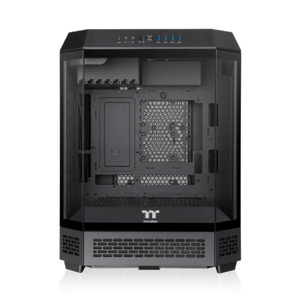 THERMALTAKE Case The Tower 600,  ATX,  Průhledná bočnice,  2x 140mm Fan,  černá1