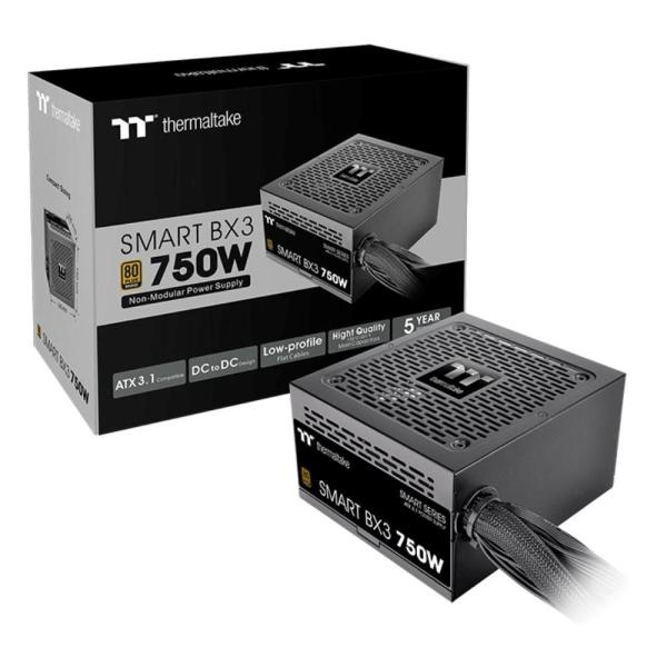 THERMALTAKE zdroj 750W Smart BX3,  120mm,  80+ Bronze,  černá5