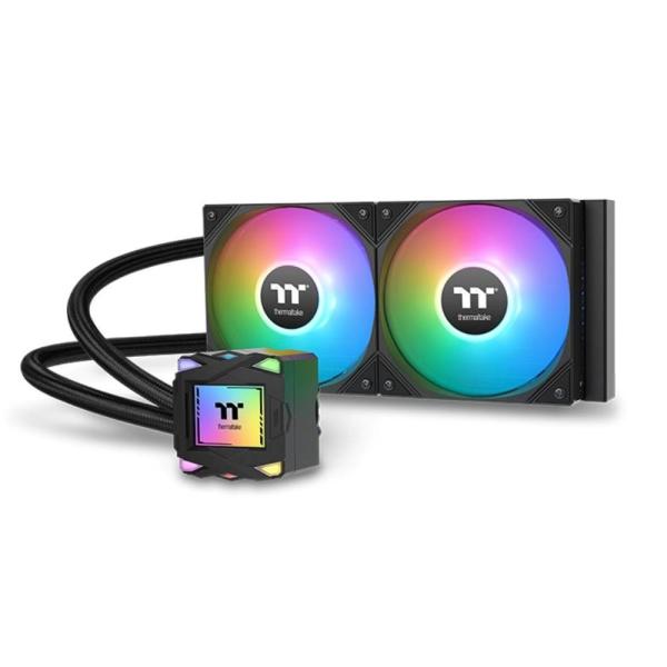 THERMALTAKE Vodní chladič LA240 ARGB,  2x120mm ARGB,  LGA1851,  AM5,  černá