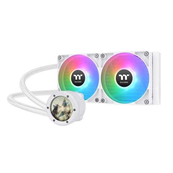 THERMALTAKE Vodní chladič TH240 V2 Ultra ARGB,  2x120mm ARGB,  LGA1851,  AM5,  bílá