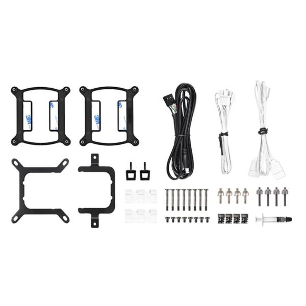 THERMALTAKE Vodní chladič TH240 V2 Ultra ARGB,  2x120mm ARGB,  LGA1851,  AM5,  bílá6