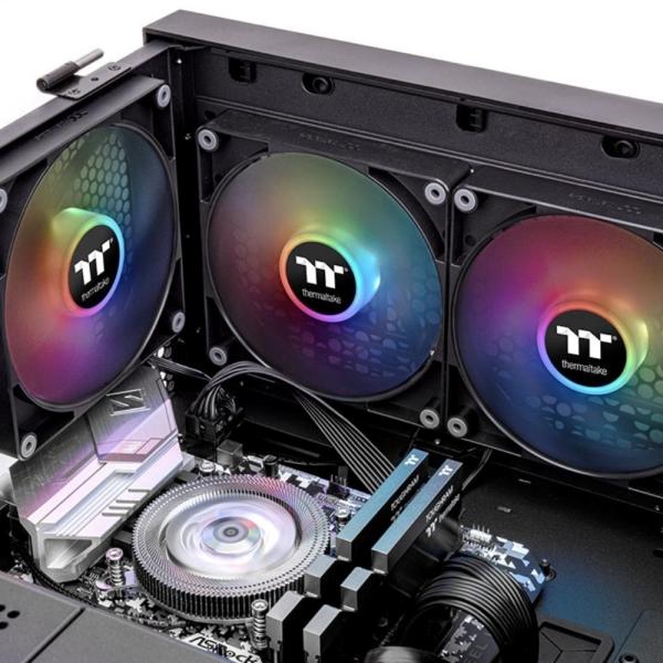 THERMALTAKE Ventilátor CT120 ARGB 2-Pack,  2x120mm,  černá2