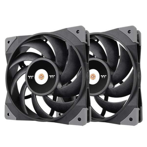 THERMALTAKE Ventilátor Toughfan 12 2-Pack,  2x120mm,  černá