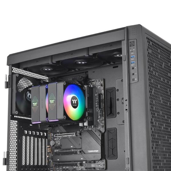 THERMALTAKE Chladič CPU Astria 600 ARGB,  2x120mm,  LGA1851,  AM5,  černá1