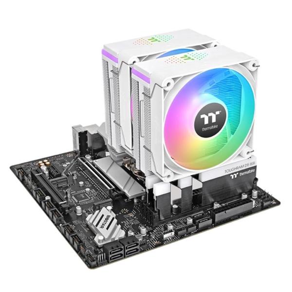 THERMALTAKE Chladič CPU Astria 600 ARGB,  2x120mm,  LGA1851,  AM5,  bílá5