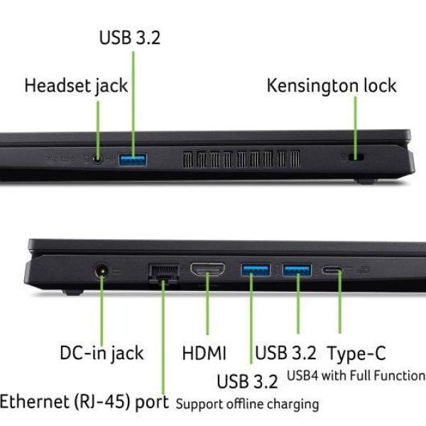 ACER NTB Nitro V 15 AI (ANV15-42-R464), R7-7445HS, 15.6"FHD, 32GB, 1TB SSD, RTX 3050, W11H, Black8