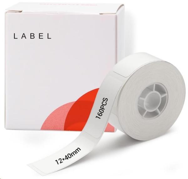 Niimbot štítky RP 12x40mm 155ks White pro D11 a D1101