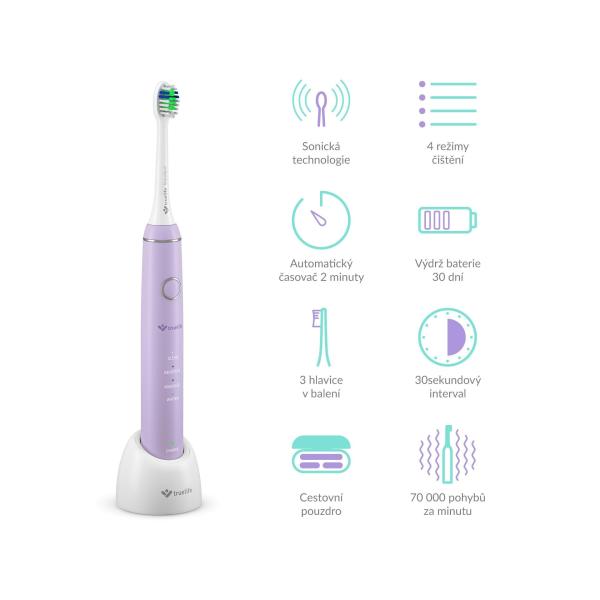 TrueLife SonicBrush Compact Lavender0