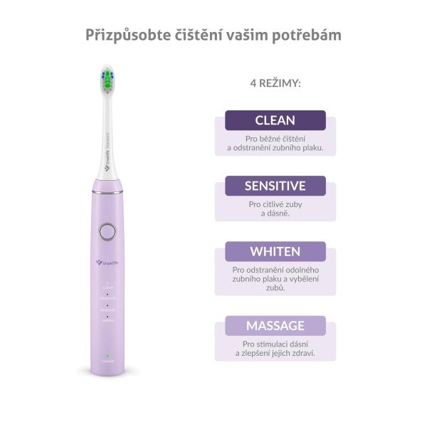 TrueLife SonicBrush Compact Duo Black / Lavender0