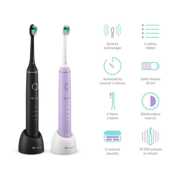 TrueLife SonicBrush Compact Duo Black / Lavender2