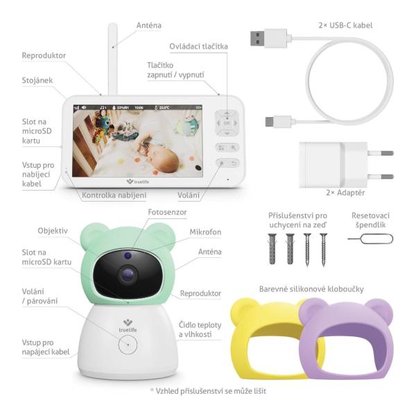 TrueLife NannyCam R6 Dual Smart - digitální video chůvička8