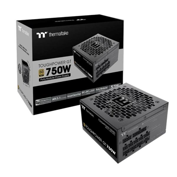 THERMALTAKE zdroj 750W Toughpower GT,  120mm,  Plně modulární,  80+ Gold,  černá5