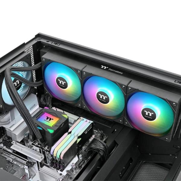 THERMALTAKE Vodní chladič LA360 ARGB,  3x120mm ARGB,  LGA1851,  AM5,  černá4
