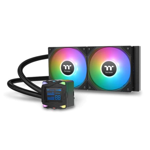 THERMALTAKE Vodní chladič LA240-S ARGB,  2x120mm ARGB,  LGA1851,  AM5,  černá