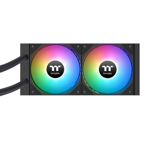 THERMALTAKE Vodní chladič LA240-S ARGB,  2x120mm ARGB,  LGA1851,  AM5,  černá3