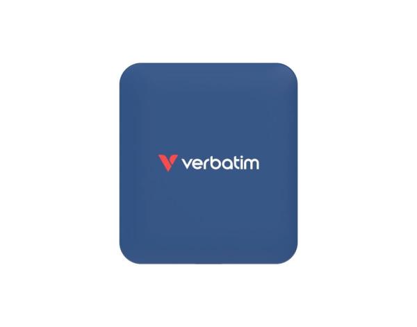 VERBATIM externí SSD SnapBack Magnetic 2TB,  USB 3.2 Gen 2x2,  (R:2000/  W:1800MB/ s),  modrá2