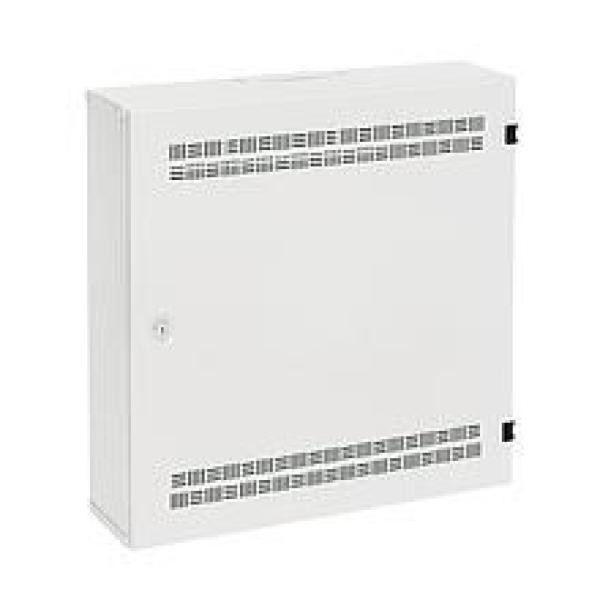 Solarix rozvaděč SOHO LC-18 s lištami 2U,  4U a 11U,  550x550x150mm bílá RAL 9003 LC-18-55-15-W