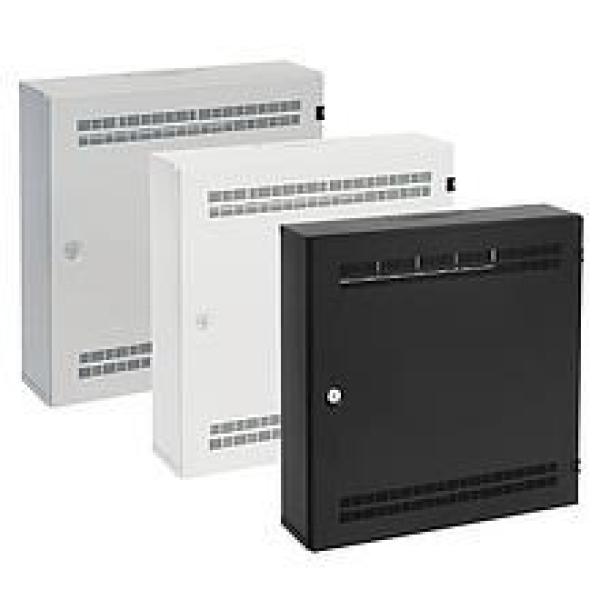 Solarix rozvaděč SOHO LC-18 s lištami 2U,  4U a 11U,  550x550x150mm bílá RAL 9003 LC-18-55-15-W1
