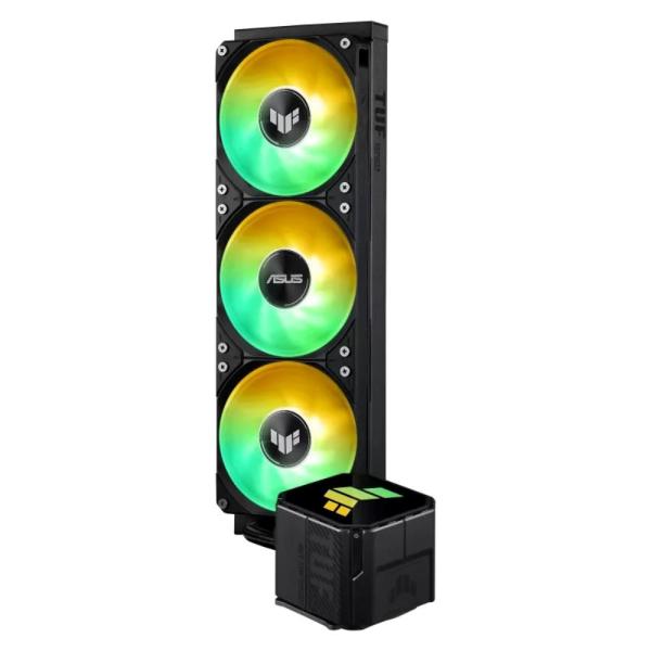 ASUS vodní chladič CPU AIO TUF GAMING LC III 360 ARGB,  3x120mm,  LGA1851,  AM53