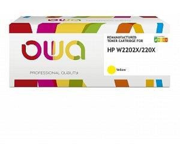 OWA Armor toner kompatibilný s HP W2202X, 220X, 5500st, žltá/ yellow
