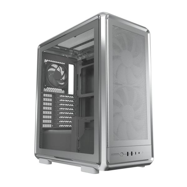 Cooler Master case MasterFrame 500 Mesh Silver,  Průhledná bočnice,  ATX,  2x 200mm Fan,  1x 120mm Fan,  Šedá1