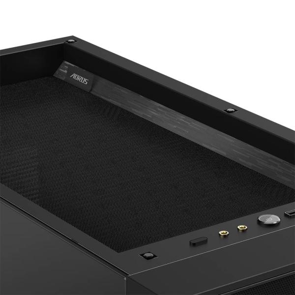 BAZAR - GIGABYTE case AORUS C500 GLASS,  bez zdroje,  průhledná bočnice,  Mid Tower,  černá - Poškozený obal (Komplet)10