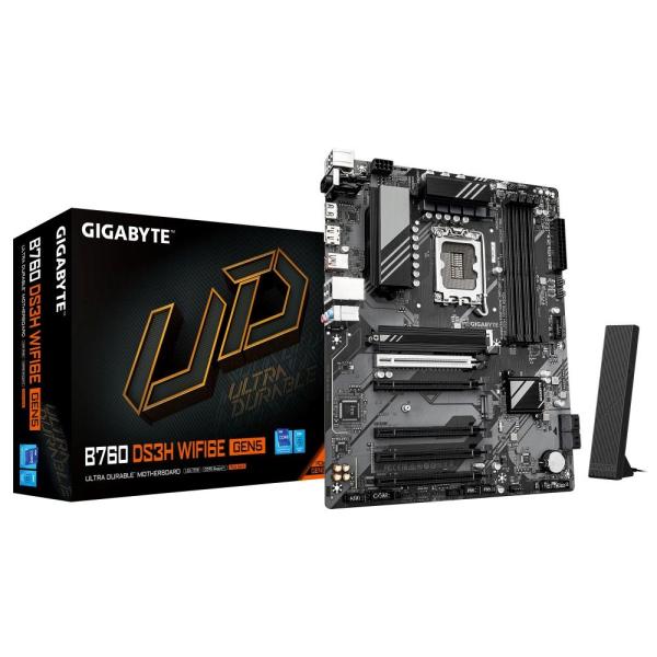 GIGABYTE B760 DS3H WIFI6E GEN5/ LGA 1700/ ATX