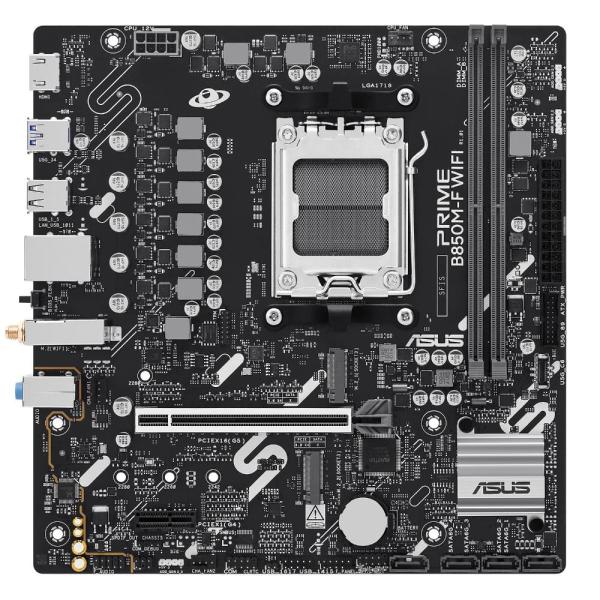 ASUS MB Sc AM5 PRIME B850M-F WIFI,  AMD B850,  2x DDR5,  WiFi,  1xHDMI,  mATX0
