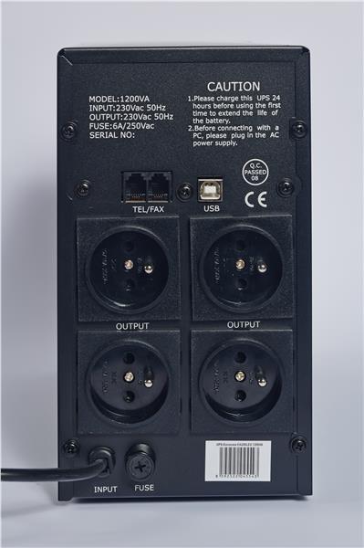 EUROCASE UPS EA200LED 2000VA line interactive1