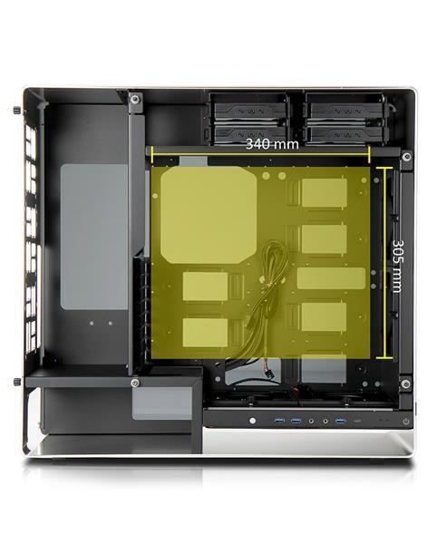 IN WIN case 909,  Full Tower,  bez zdroja,  čierna,  USB 3.14