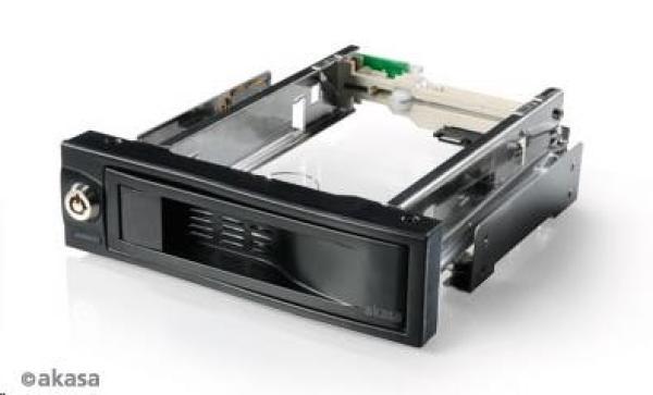 AKASA HDD box Lokstor M52,  1x 3.5" pevný disk SATA do 5.vnútorná poloha 25",  čierna