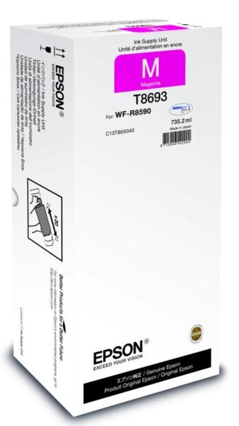 Atramentová tyčinka EPSON Recharge XXL pre formát A3 - 75.000 str. Magenta 735, 2 ml