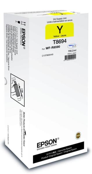 Atramentová tyčinka EPSON Recharge XXL pre formát A3 - 75.000 str. Žltá 735, 2 ml