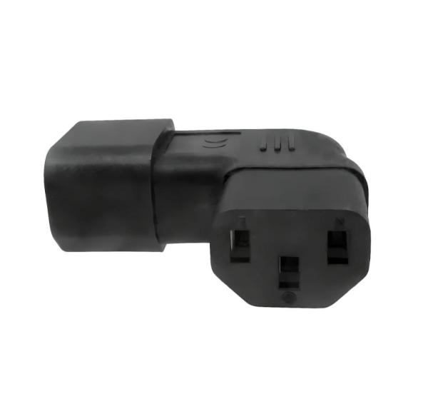 Adaptér úhlový na stranu IEC C13 na IEC C14 napětí 230V,  10A1