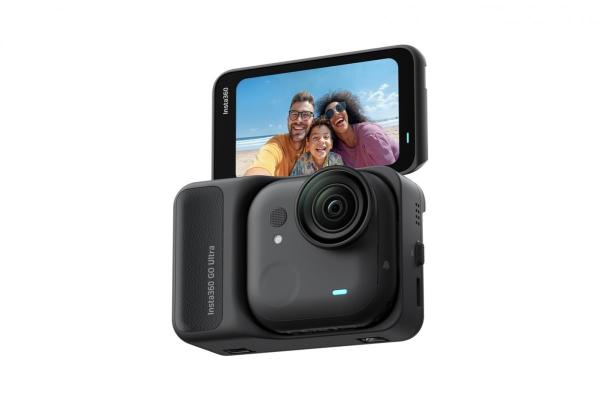 Insta360 GO Ultra Creator Bundle miniaturní akční kamera,  4K Ultra HD,  60fps,  magnetický systém uchycení,  černá3