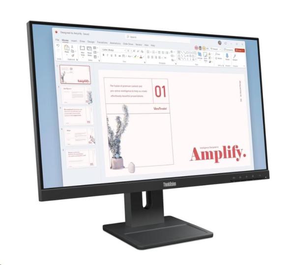 Lenovo ThinkVision/ E27-40/ 27"/ IPS/ FHD/ 100Hz/ 6ms/ Čierna/ 3R