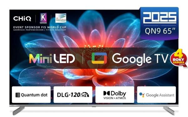CHiQ M65QA9  TV 65",  UHD MiniLED  Google TV DLG 120 Hz