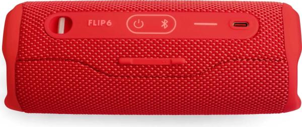 JBL Flip 6 Red přenosný vodotěsný Bluetooth reproduktor,  IP67,  12 hodin přehrávání,  ochrana USB nabíjení,  červená3
