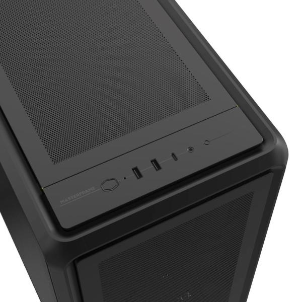 Cooler Master case MasterFrame 600 Mesh Black ARGB,  Průhledná bočnice,  ATX,  2x 200mm ARGB Fan,  1x 120mm ARGB Fan,  Černá2