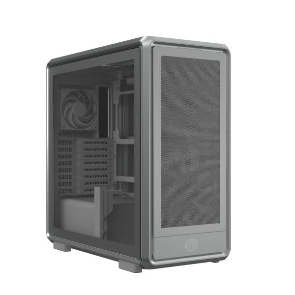 Cooler Master case MasterFrame 600 Mesh Silver ARGB,  Průhledná bočnice,  ATX,  2x 200mm ARGB Fan,  1x 120mm ARGB Fan,  Šedá9