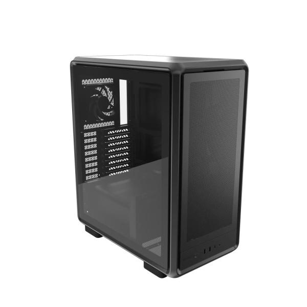Cooler Master case MasterFrame 500 Mesh Black,  Průhledná bočnice,  ATX,  2x 200mm Fan,  1x 120mm Fan,  Černá